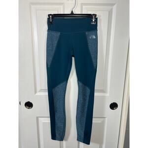 The North Face Leggings Women's Extra Small Blue Stretch Spandex Yoga Gym